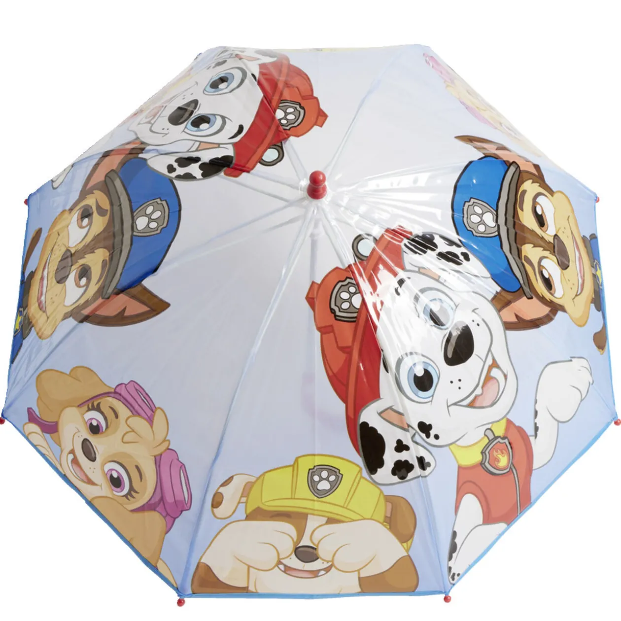 Parapluie Pat Patrouille bleu polyester et métal