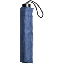 Parapluie pliant manuel bleu