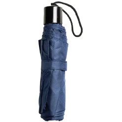 Parapluie pliant manuel bleu