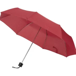 Parapluie pliant manuel rouge