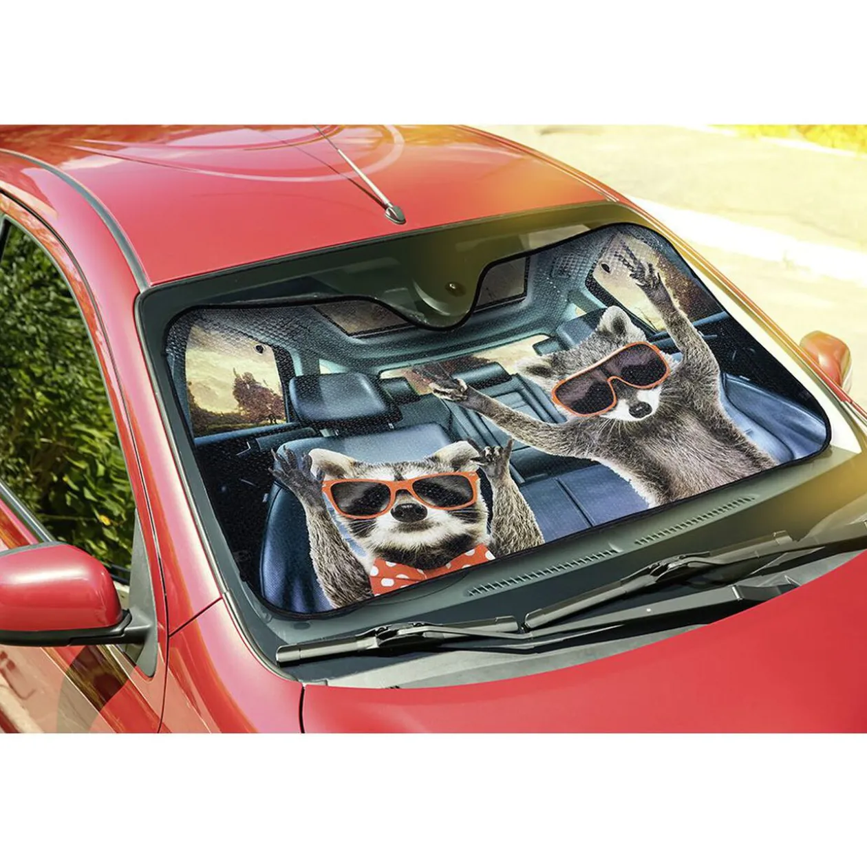 Pare soleil multicolore 140x70 cm