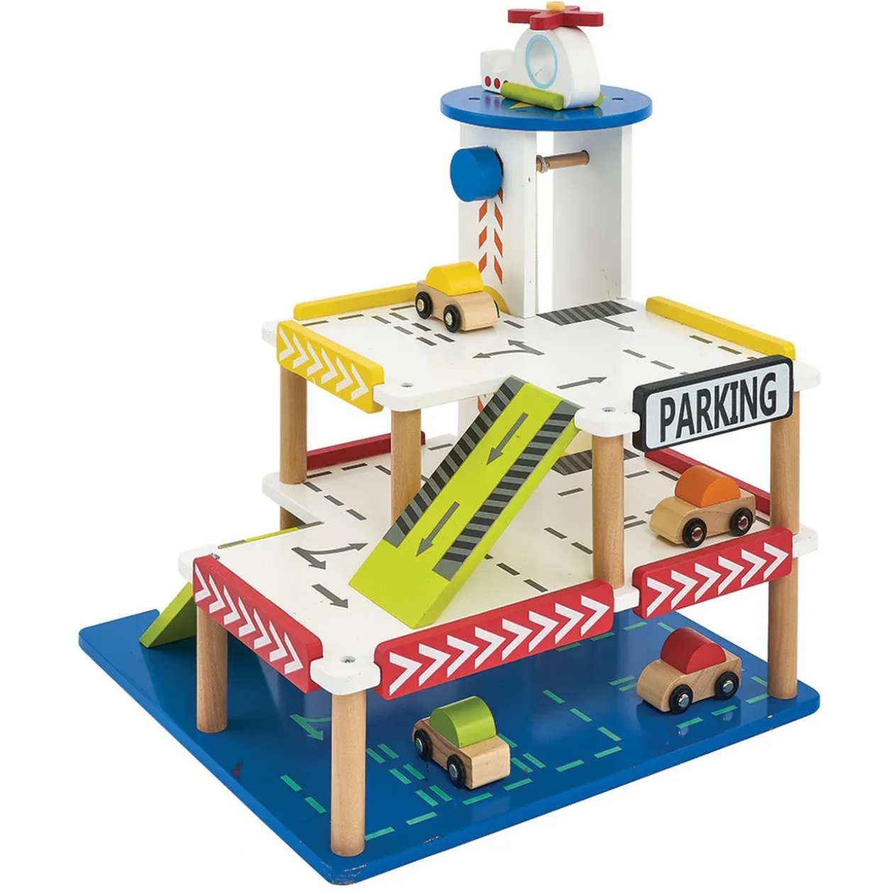 Parking et véhicules en bois