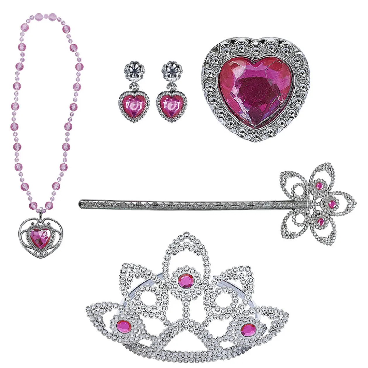 Parure 6 accessoires de princesse