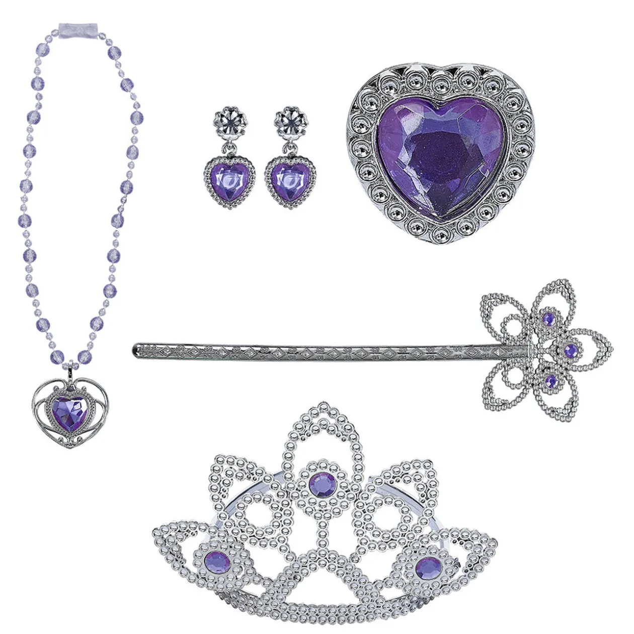 Parure 6 accessoires de princesse