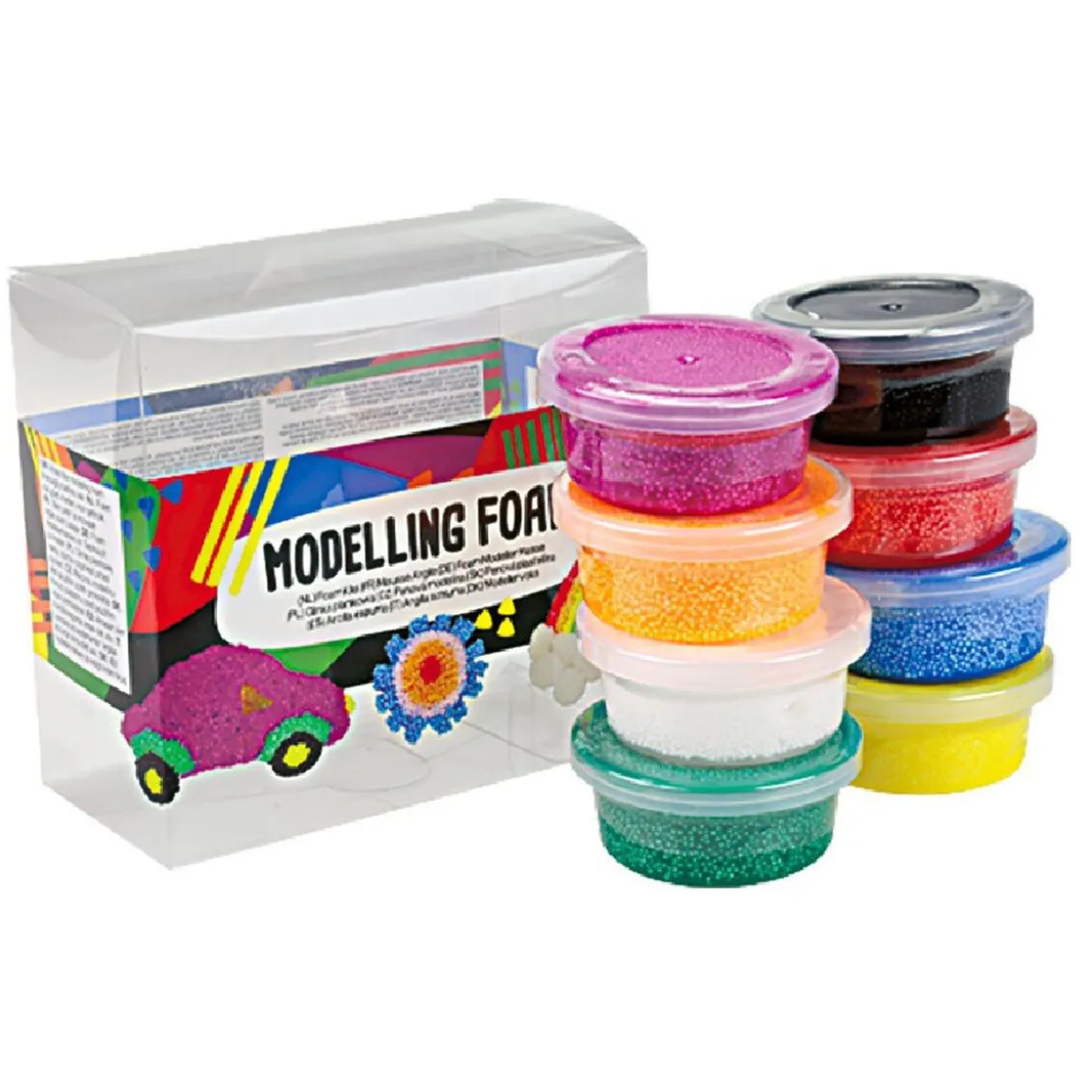 Pate à modeler mousse x 8