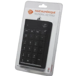 Pavé numérique USB pour PC noir