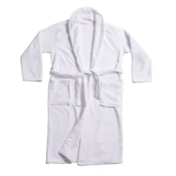 Peignoir mixte flanelle et polyester