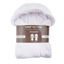 Peignoir mixte flanelle et polyester