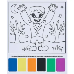 Peinture magique motif Halloween