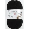 Pelote de fil à tricoter en acrylique noir x10