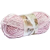Pelote de fil à tricoter rose chiné