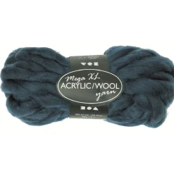 Pelote de laine 300g 15m bleu foncé