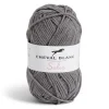 Pelote fil à tricoter 110m Salsa Cheval Blanc coton et acrylique gris 50g