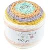 Pelote toupie de laine multicolore 150 gr