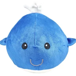 Peluche Baleine Ø20 cm bleu pétrole