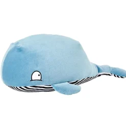 Peluche baleine bleu gris acier