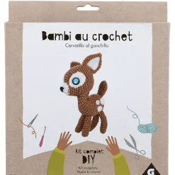 Peluche Bambi à fabriquer au crochet