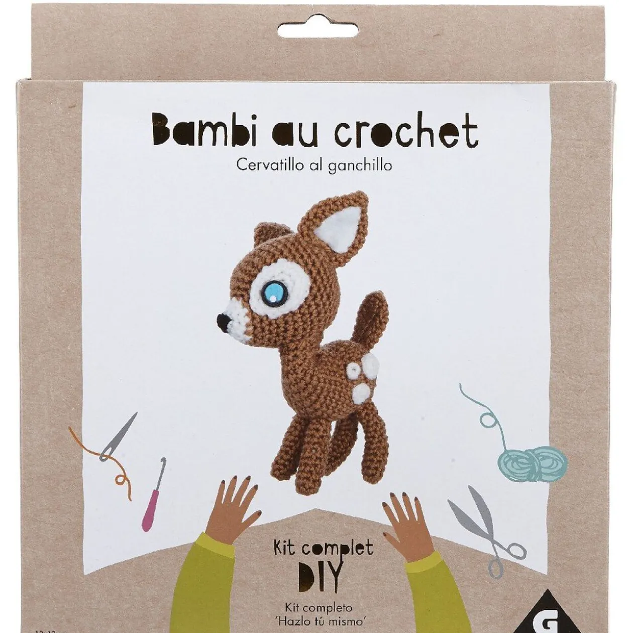 Peluche Bambi à fabriquer au crochet
