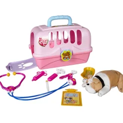 Peluche chat accessoires vétérinaire