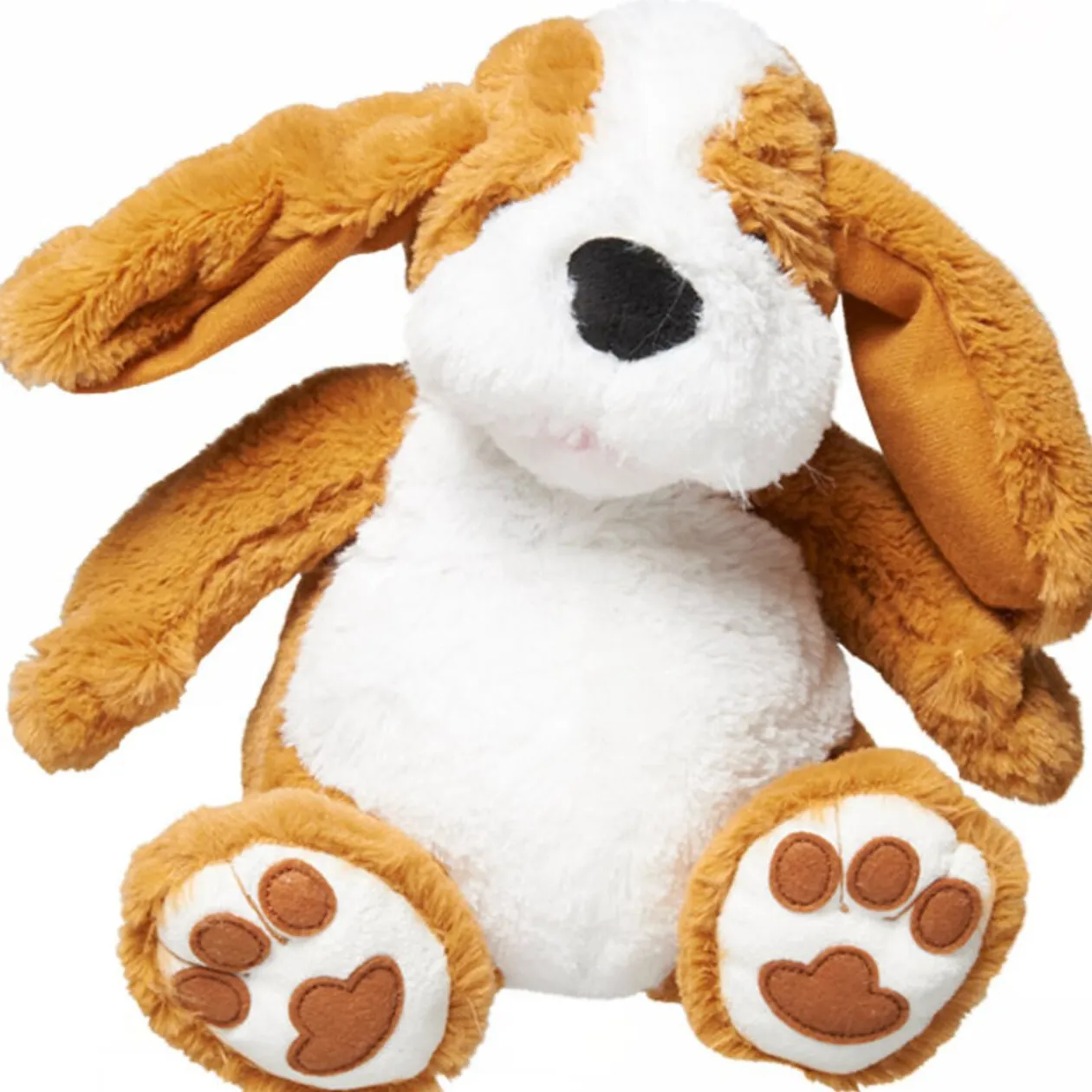 Peluche chien animé marron
