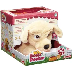 Peluche chien docteur Bobby
