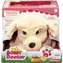 Peluche chien docteur Bobby
