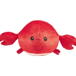 Peluche Crabe Ø20 cm rouge