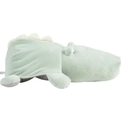 Peluche croco réversible hippo L.45 cm