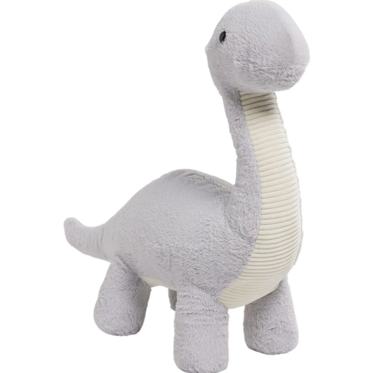 Peluche dinosaure gris H.84 cm