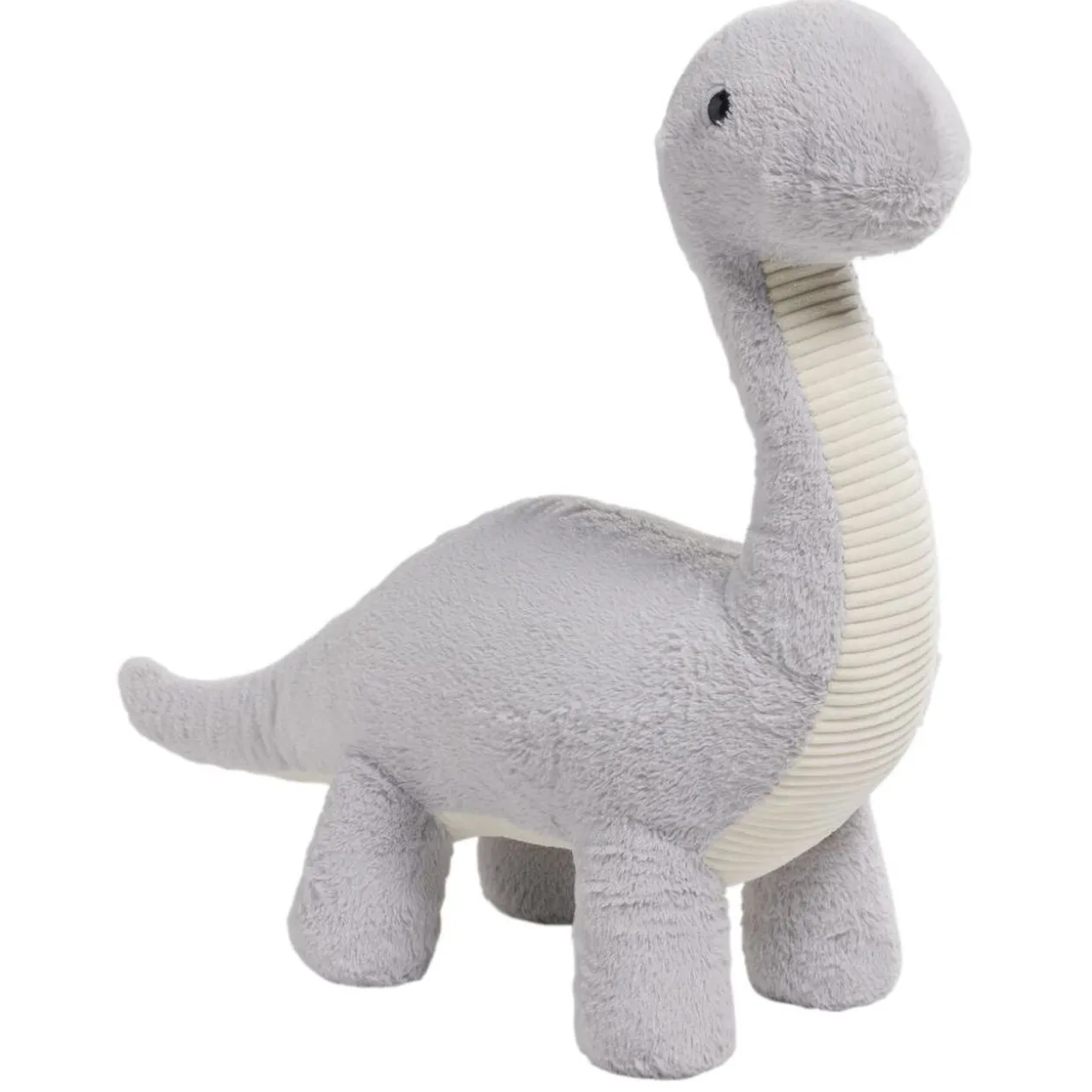Peluche dinosaure gris H.84 cm