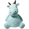 Peluche dragon assis polyester 130cm bleu