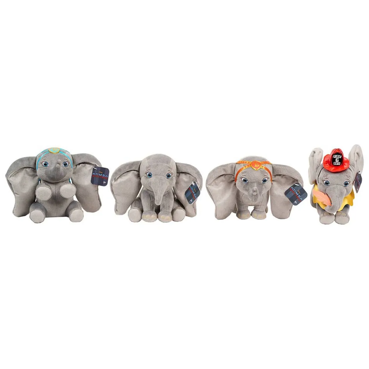 Peluche dumbo gris