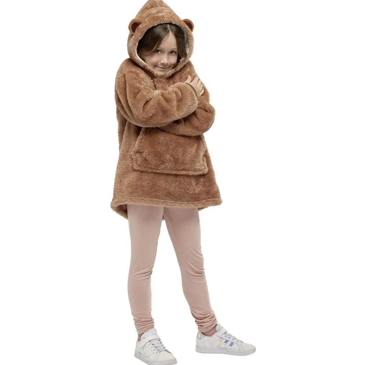 Peluche 2en1 sweat à capuche forme animal