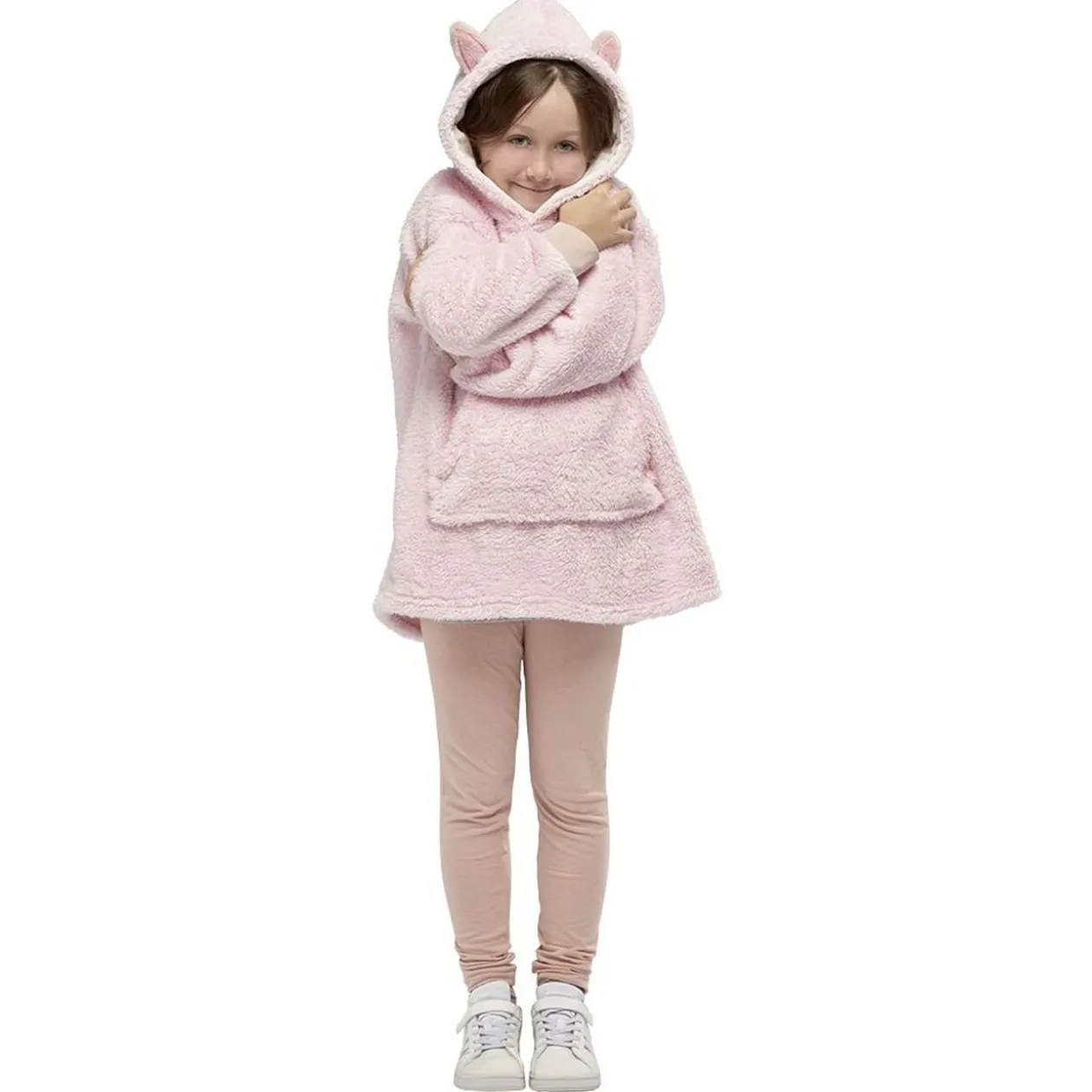 Peluche 2en1 sweat à capuche forme animal