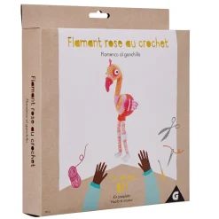 Peluche Flamant rose à fabriquer au crochet