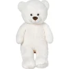 Peluche géante ours blanc