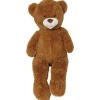 Peluche géante ours brun assis