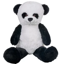 Peluche géante panda noir et blanc