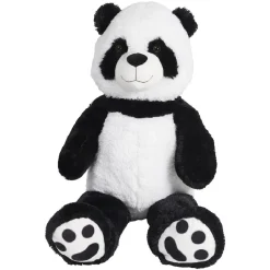 Peluche géante panda noir et blanc