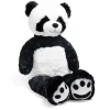 Peluche géante panda noir et blanc