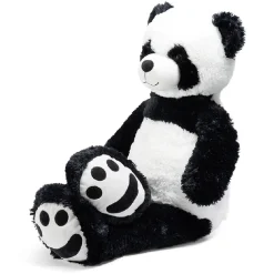 Peluche géante panda noir et blanc