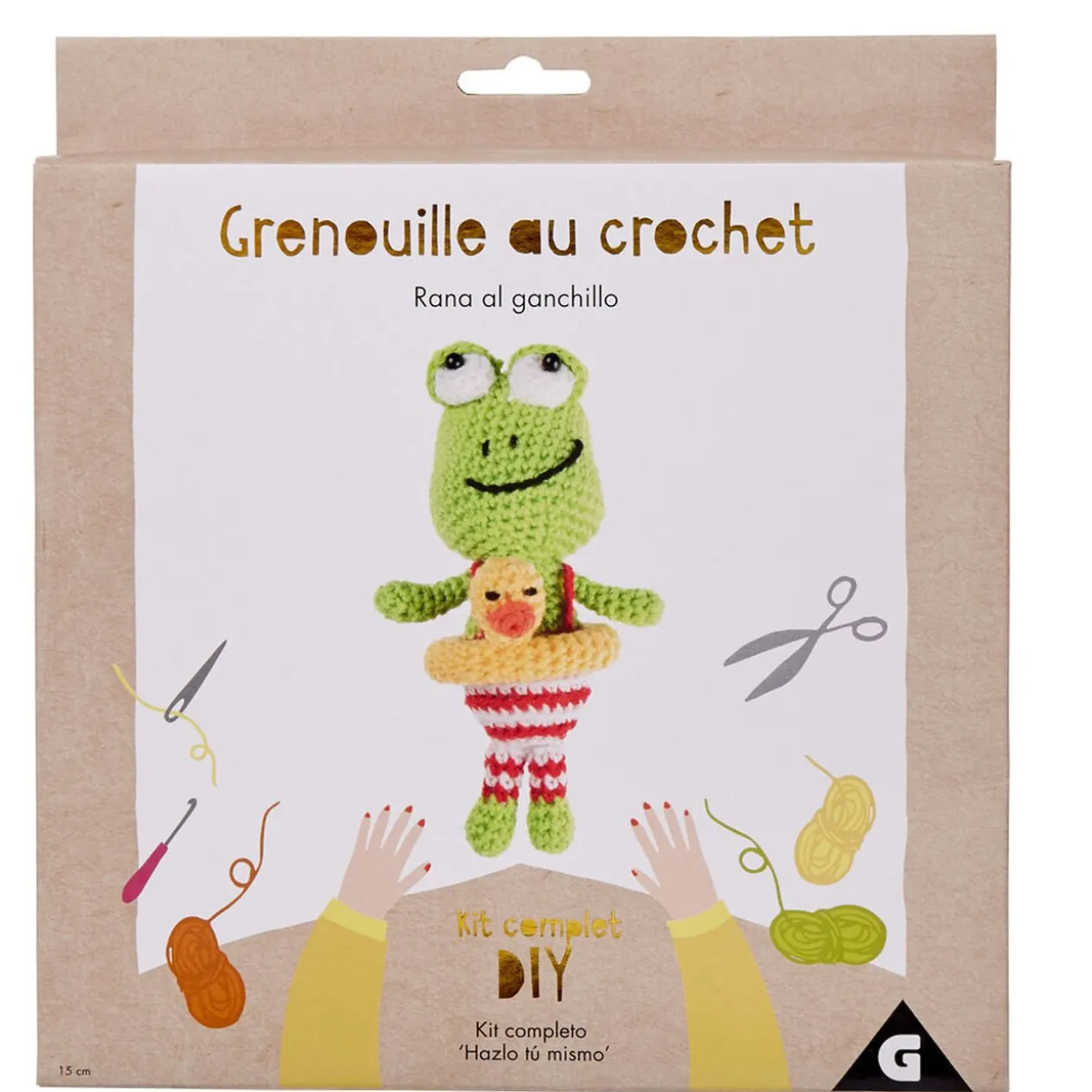 Peluche Grenouille à fabriquer au crochet
