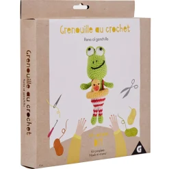 Peluche Grenouille à fabriquer au crochet