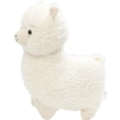 Peluche lama blanc cassé H.40 cm