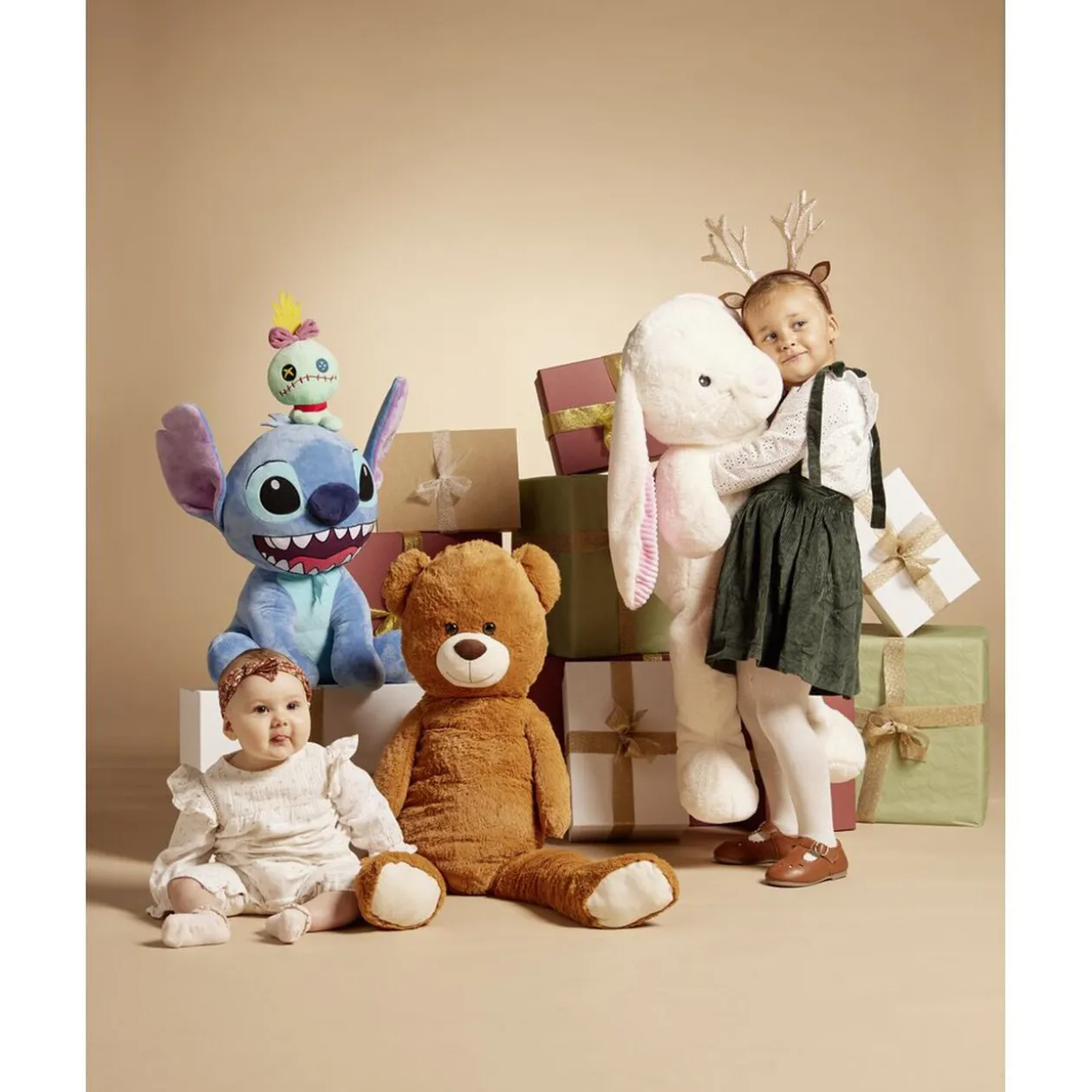 Peluche lapin 40x30xH100cm