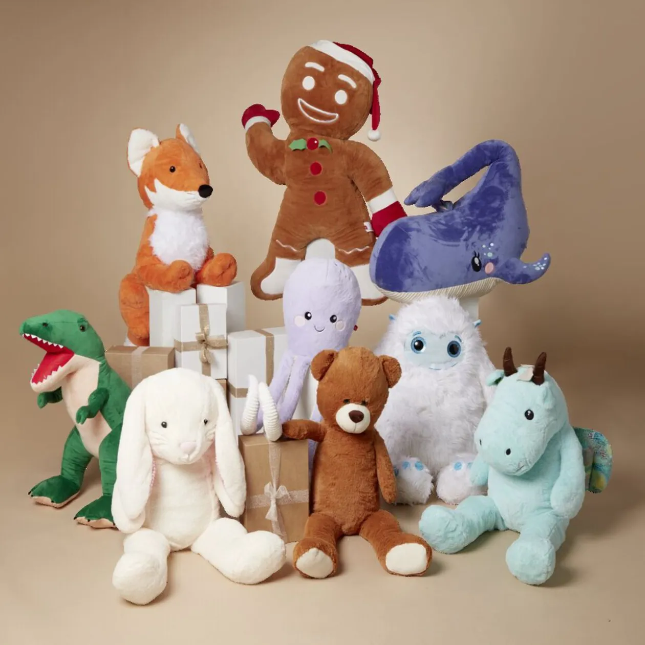 Peluche lapin 40x30xH100cm