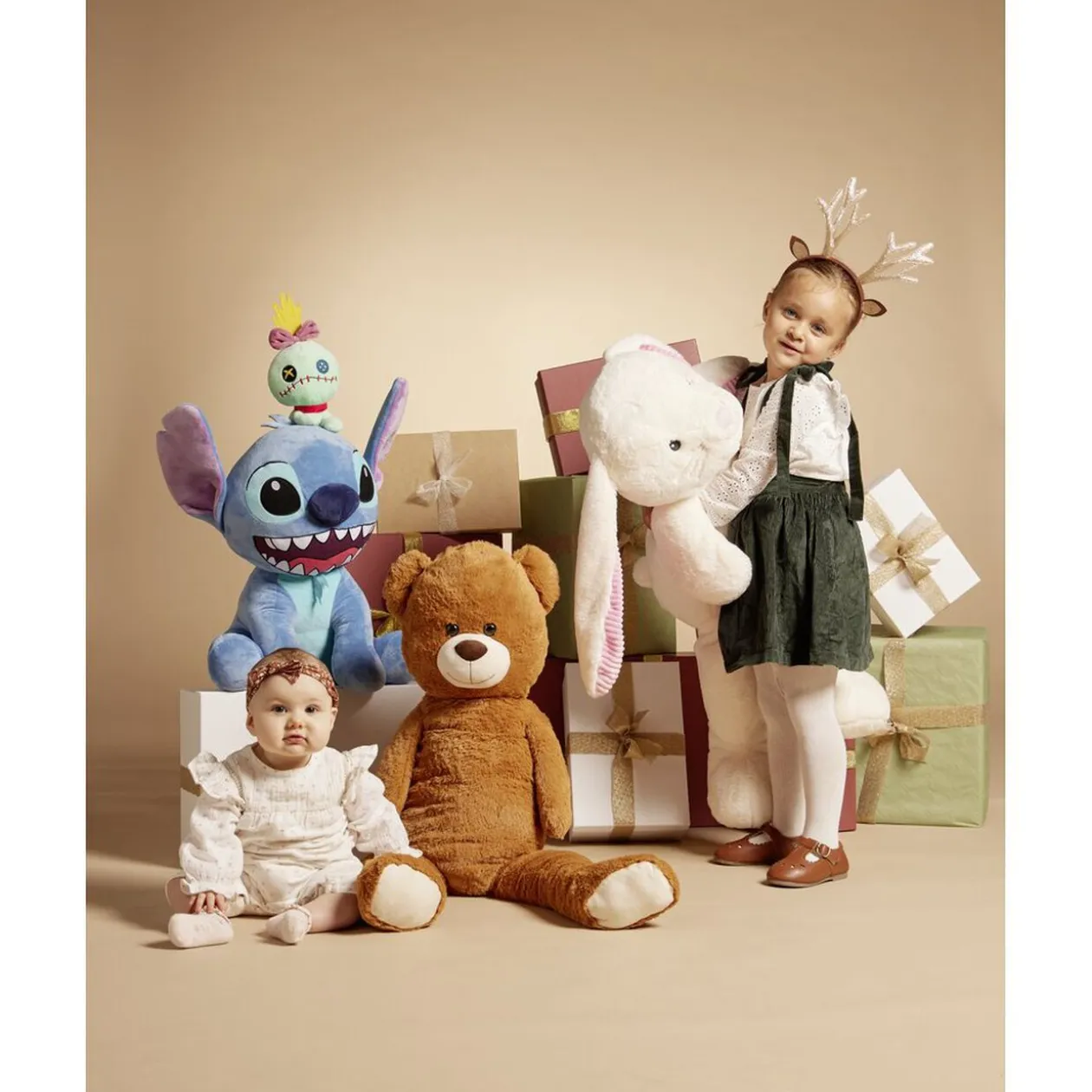 Peluche lapin 40x30xH100cm