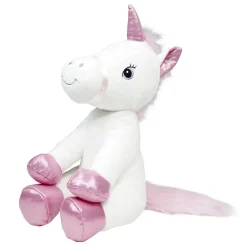 Peluche licorne assise H. 30 cm
