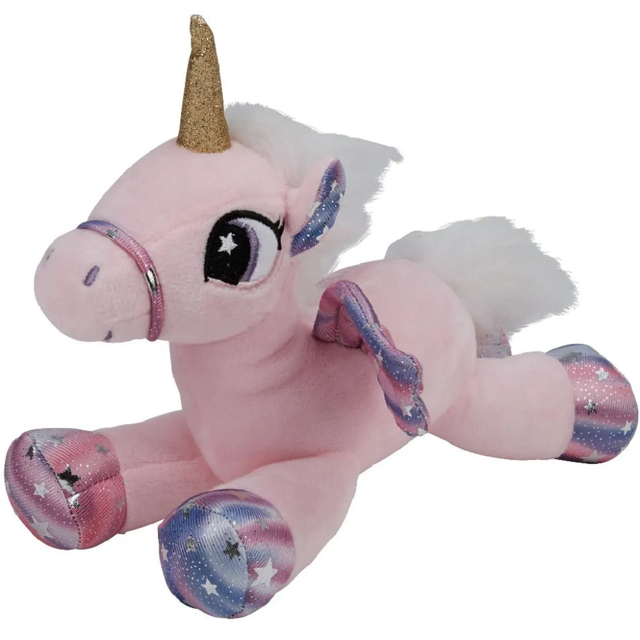 Peluche licorne avec ailes
