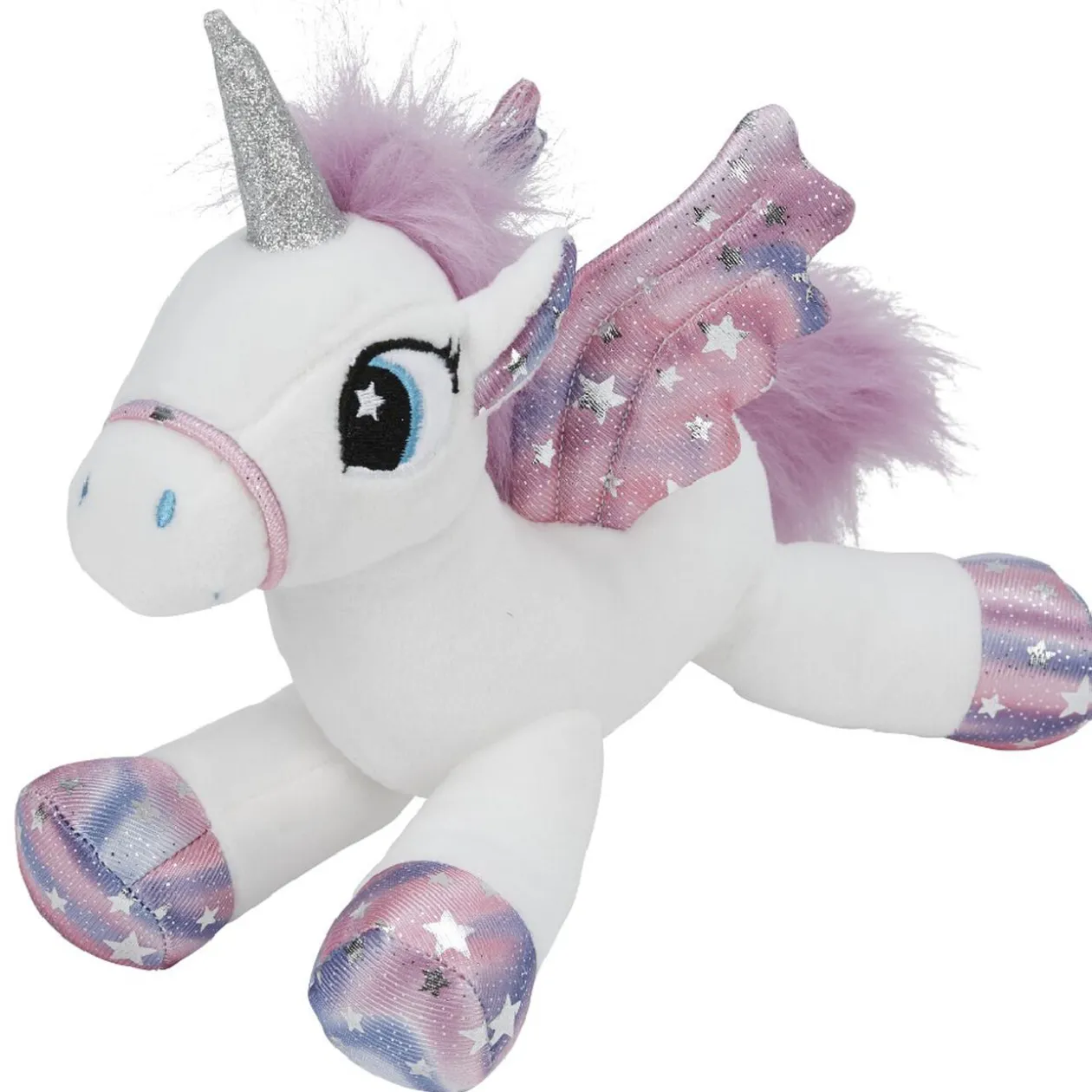 Peluche licorne reflet scintillant